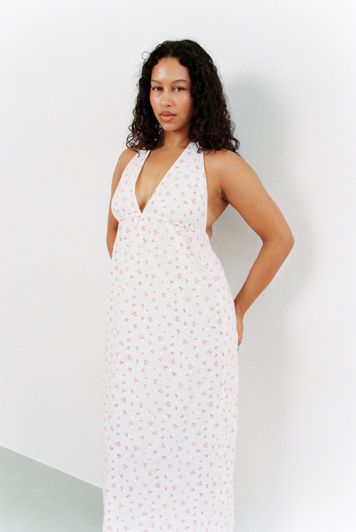 Fleur Halter Dress - Blossom