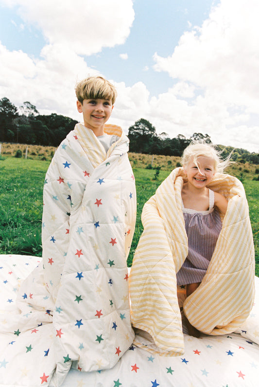 Stars Quilted Blanket