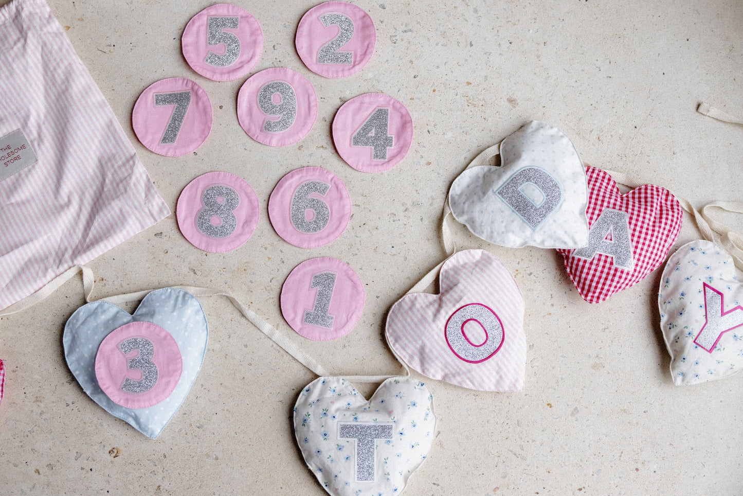 Birthday Banner - Hearts