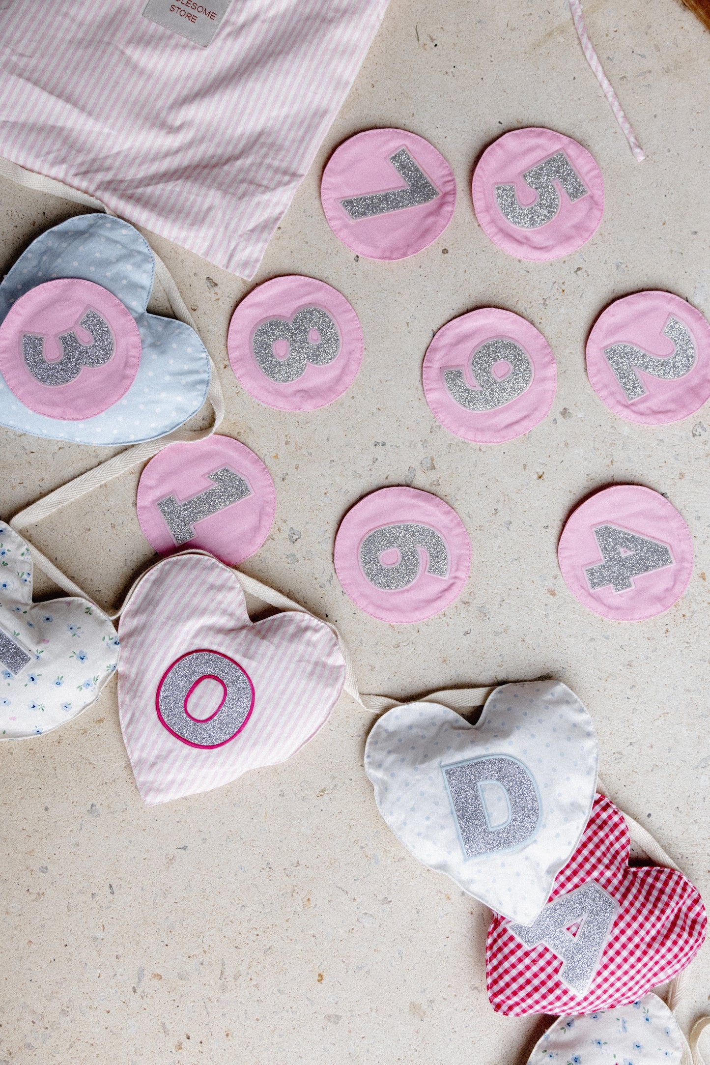 Birthday Banner - Hearts