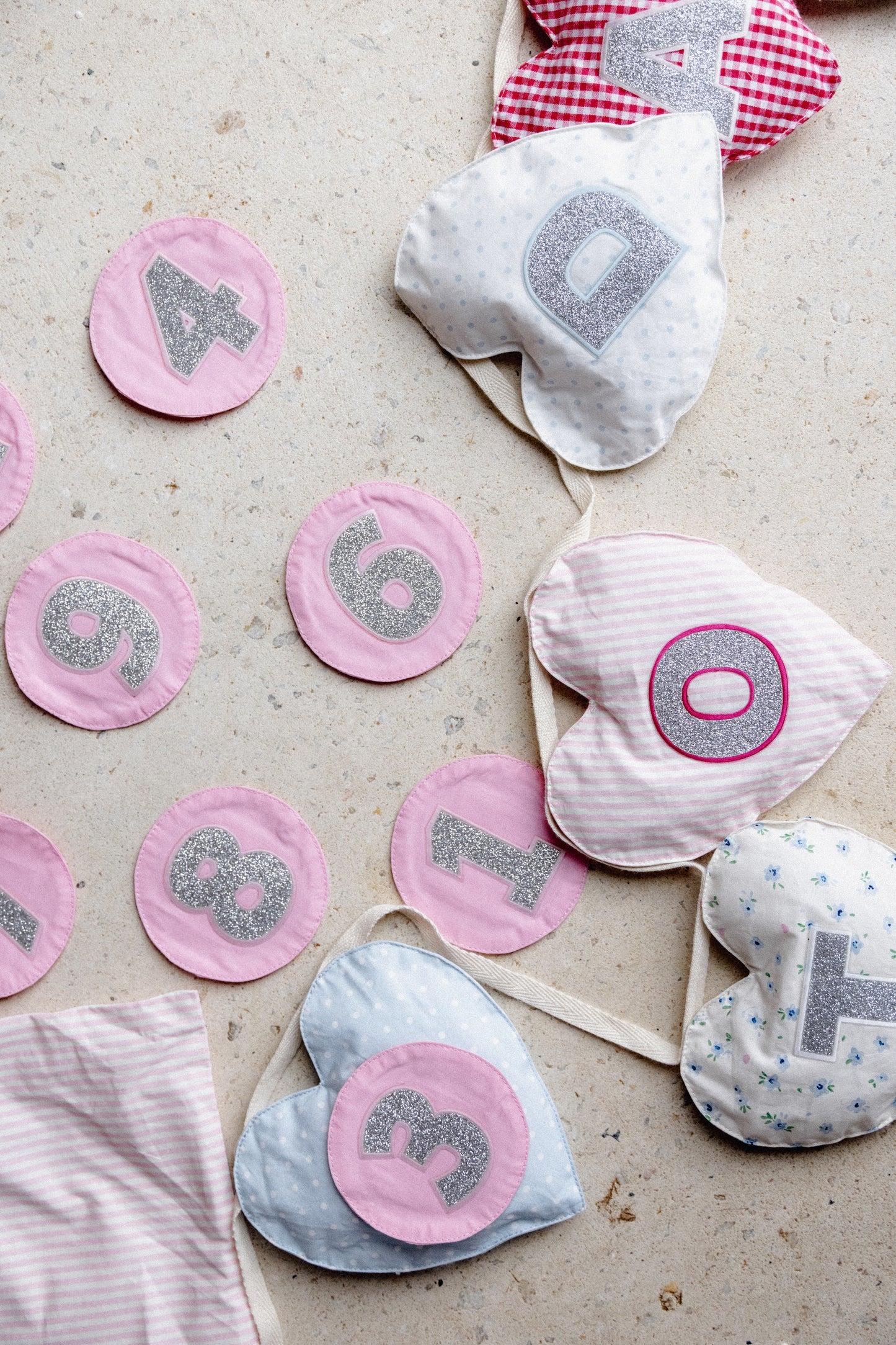 Birthday Banner - Hearts