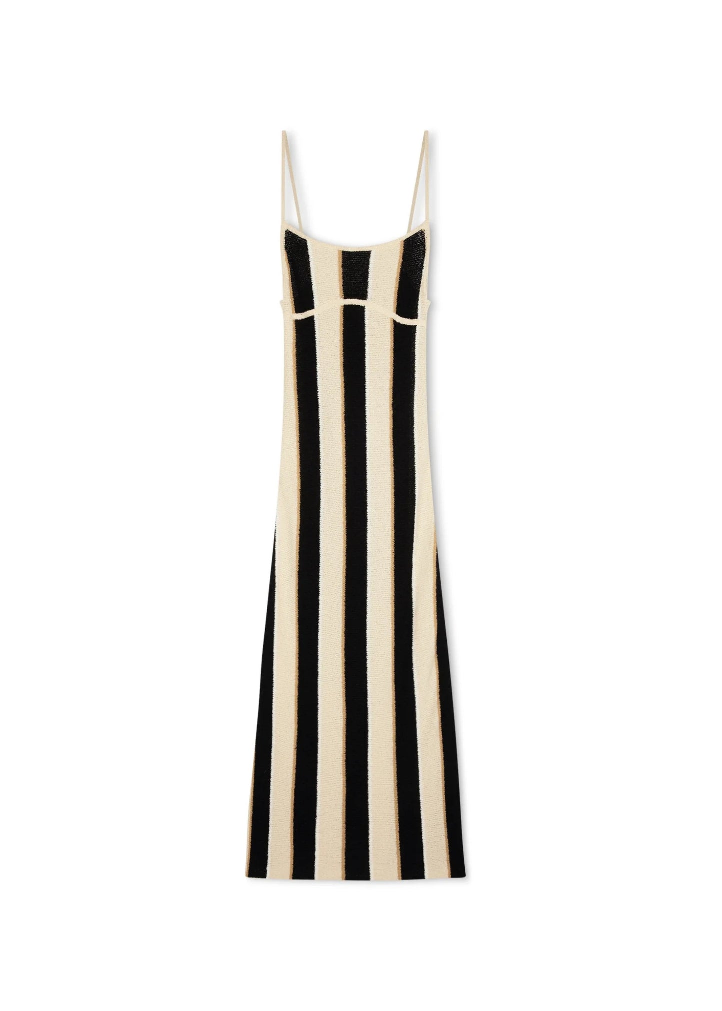 Stone Stripe Organic Cotton Blend Dress