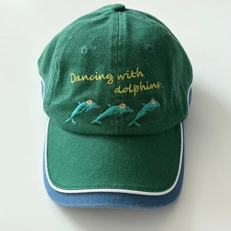 Dancing With Dolphin Cap
