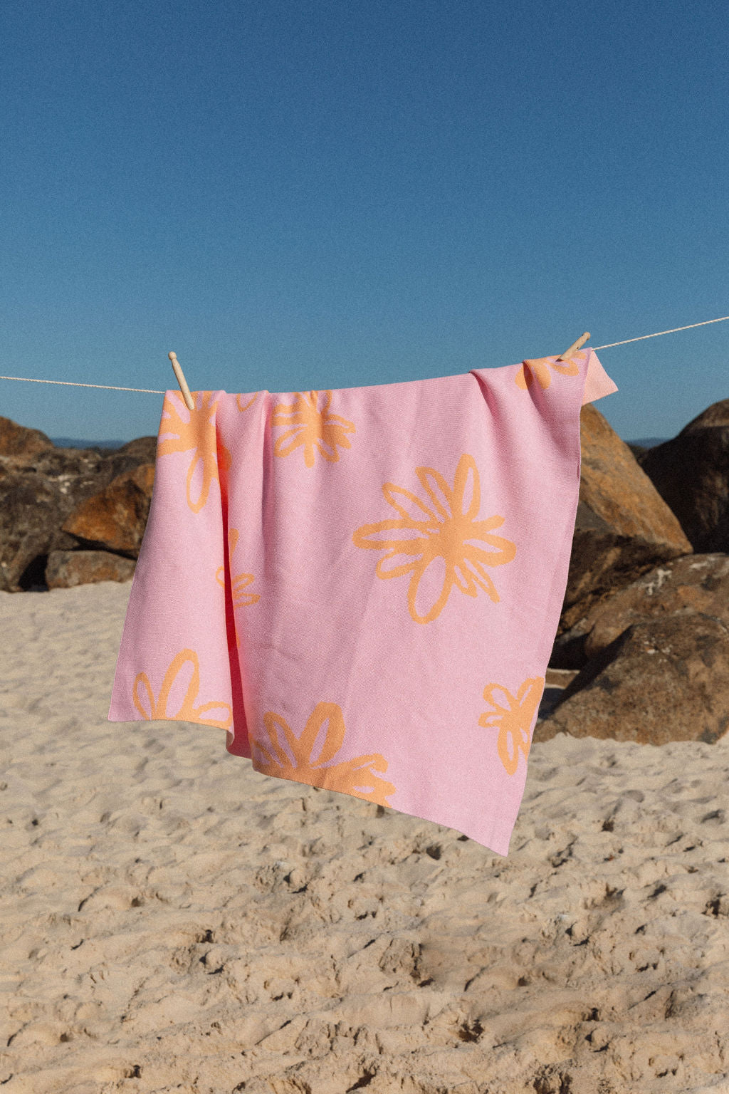 Flora Knit Blanket - Pink