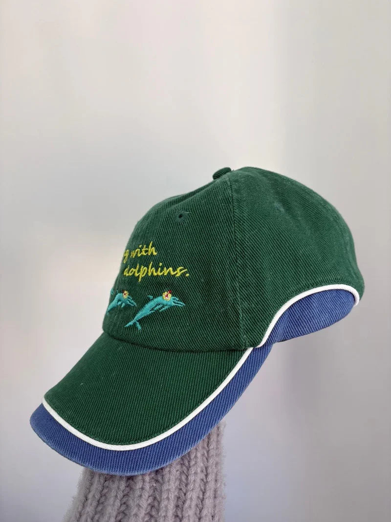Dancing With Dolphin Cap