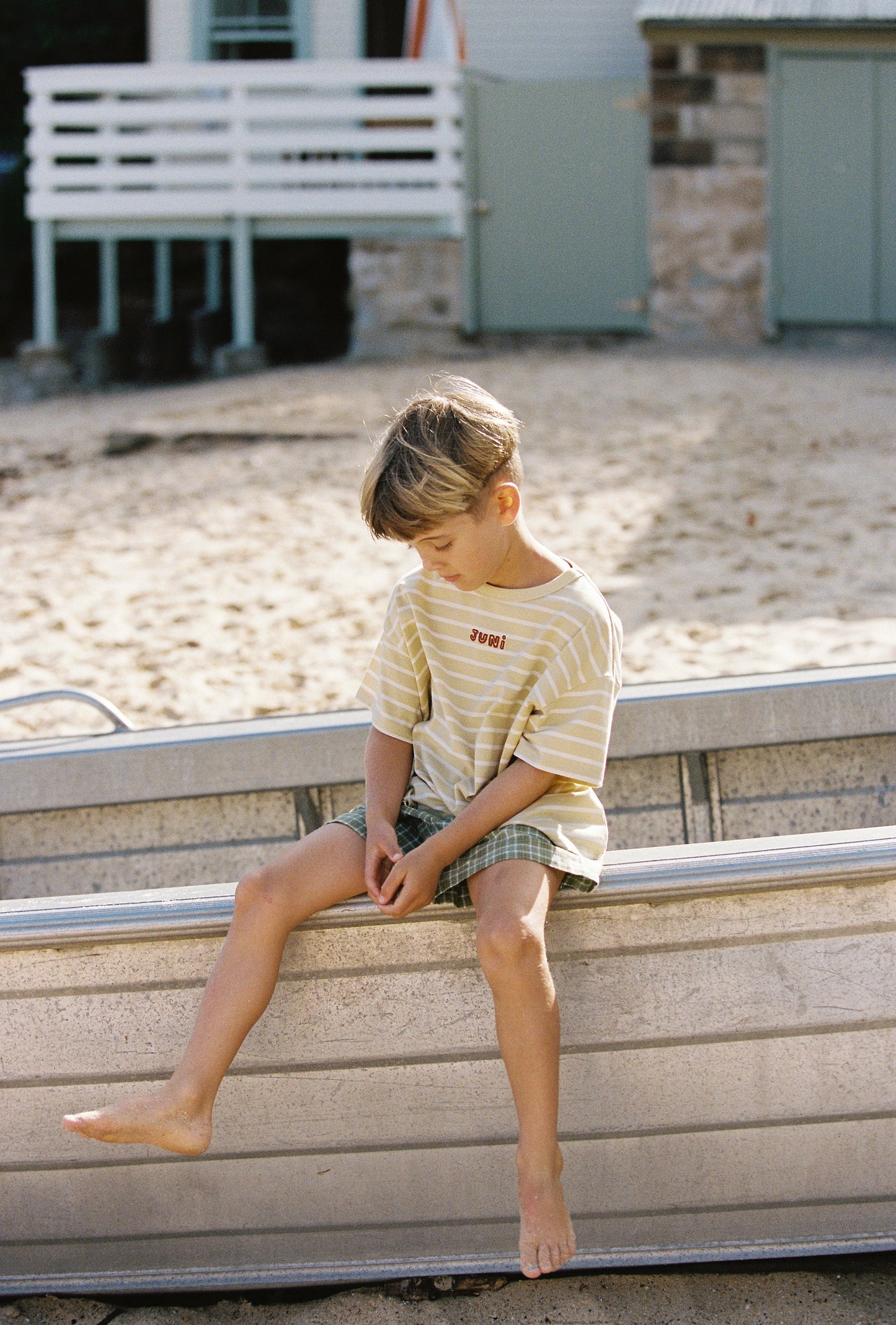 Zion Tee - Butter Stripe