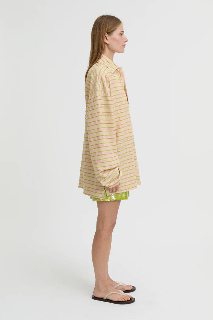 Wynn Polo Top Beige