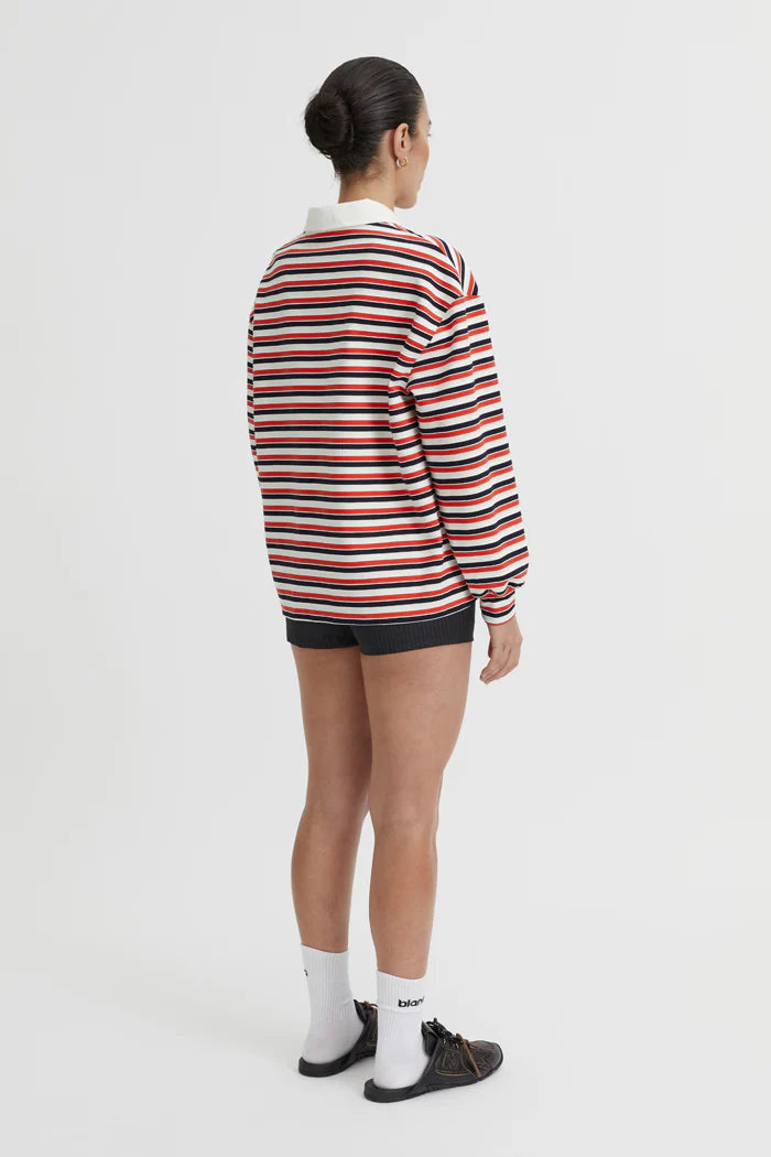 Ellie Polo Top - Red
