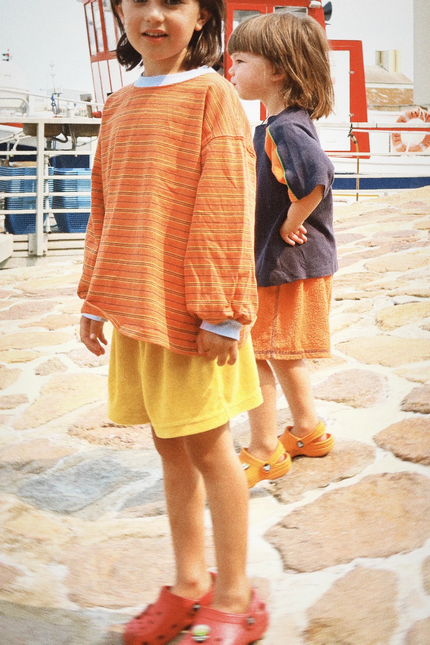 Lizzie Long Sleeve - Tangerine Dream