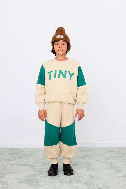 Tiny Colour Block Sweatshirt - Dark Vanilla