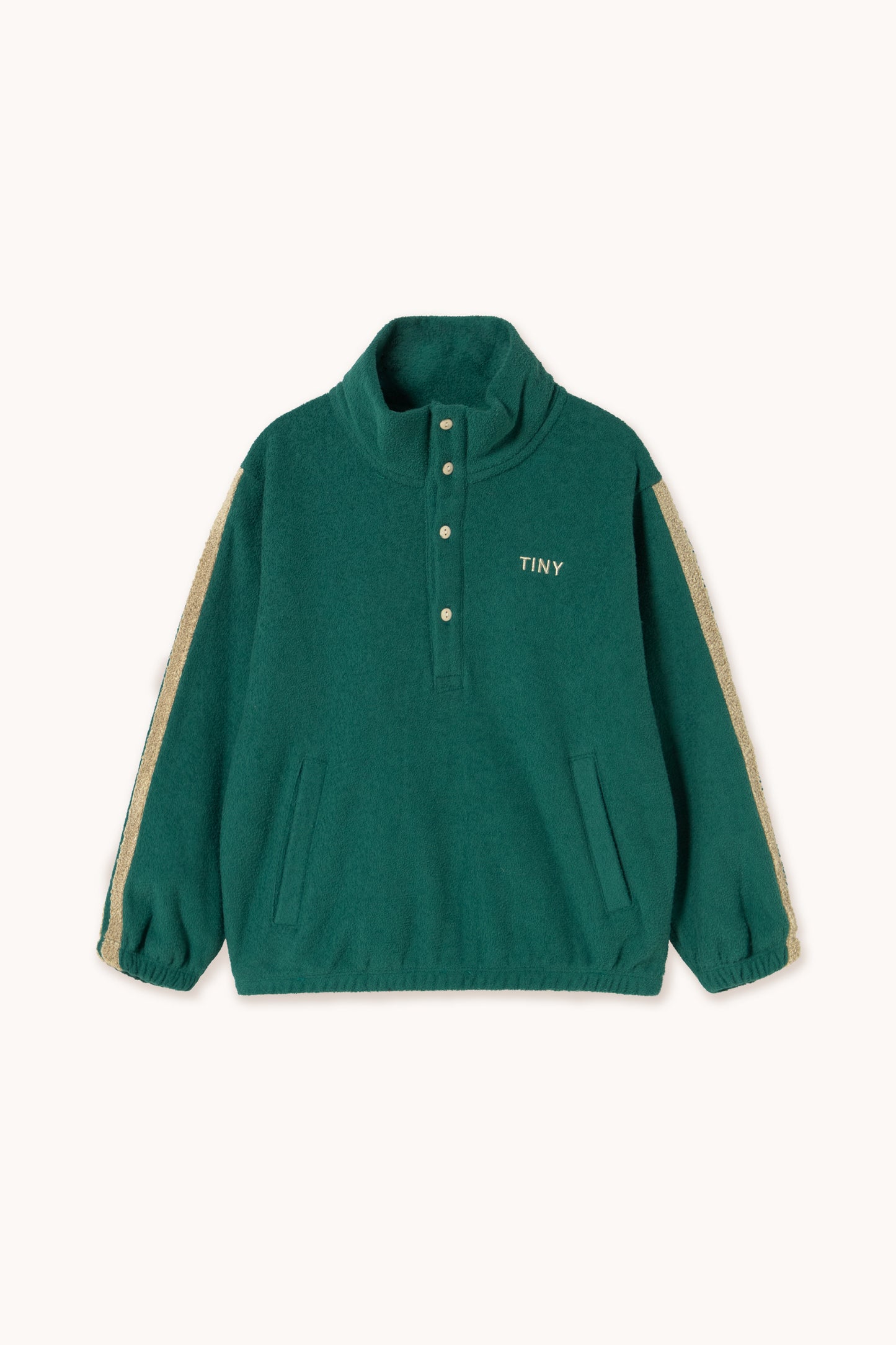 Towel Mockneck Sweatshirt - Dark Green