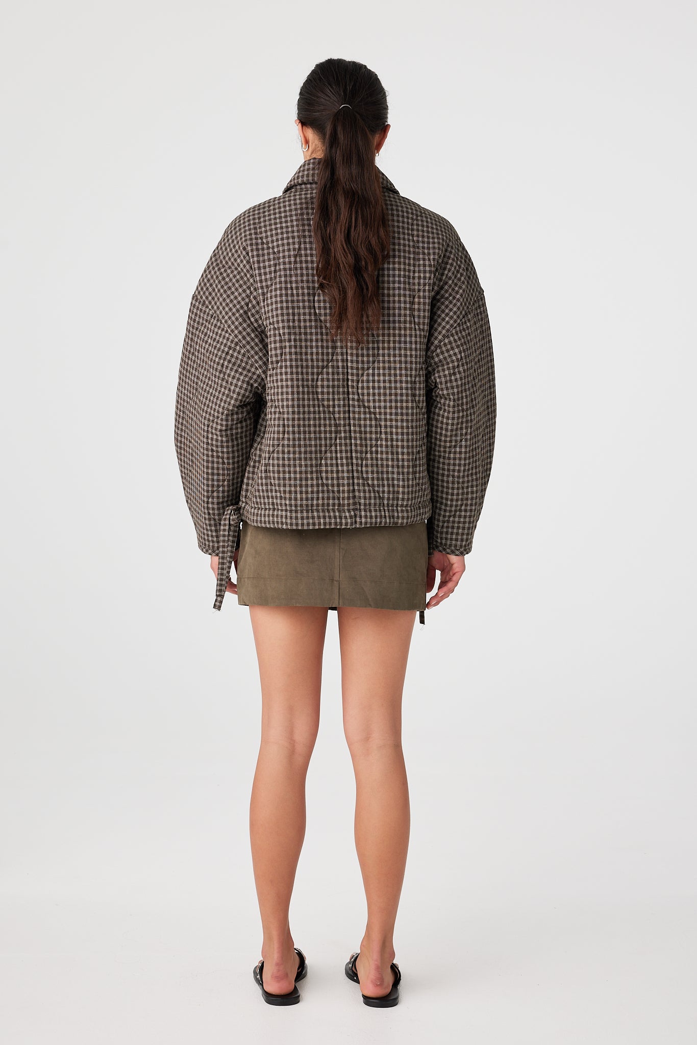 Matteo Jacket - Espresso Check