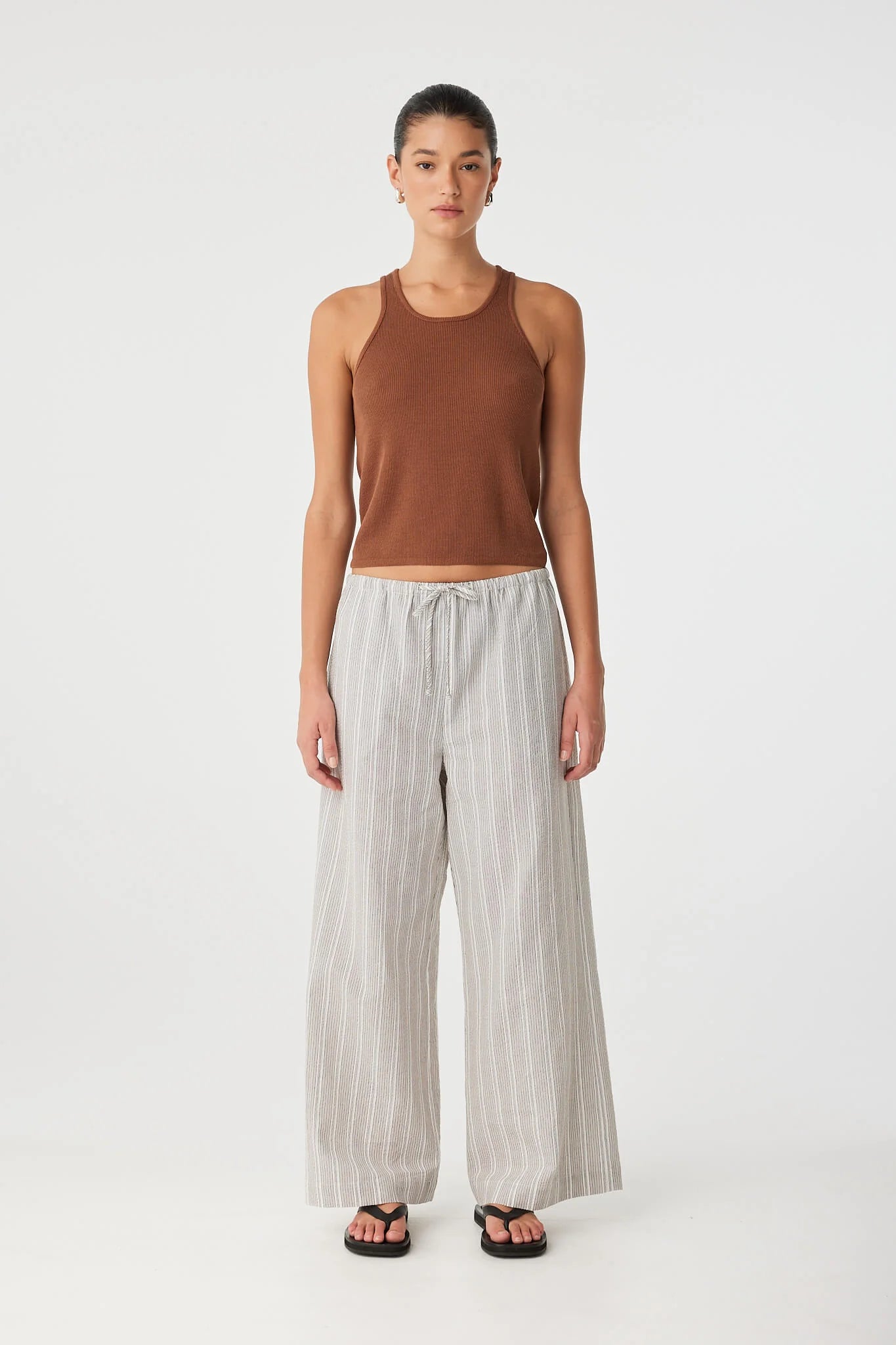 Ines Pant - Clay Stripe