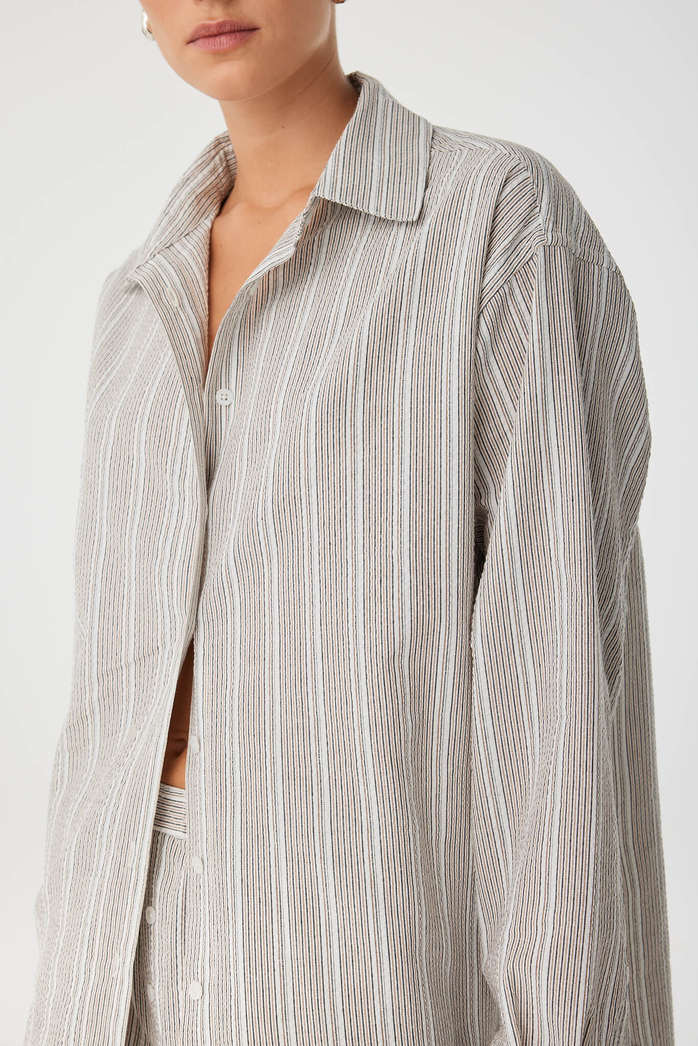 Ines Shirt - Clay Stripe