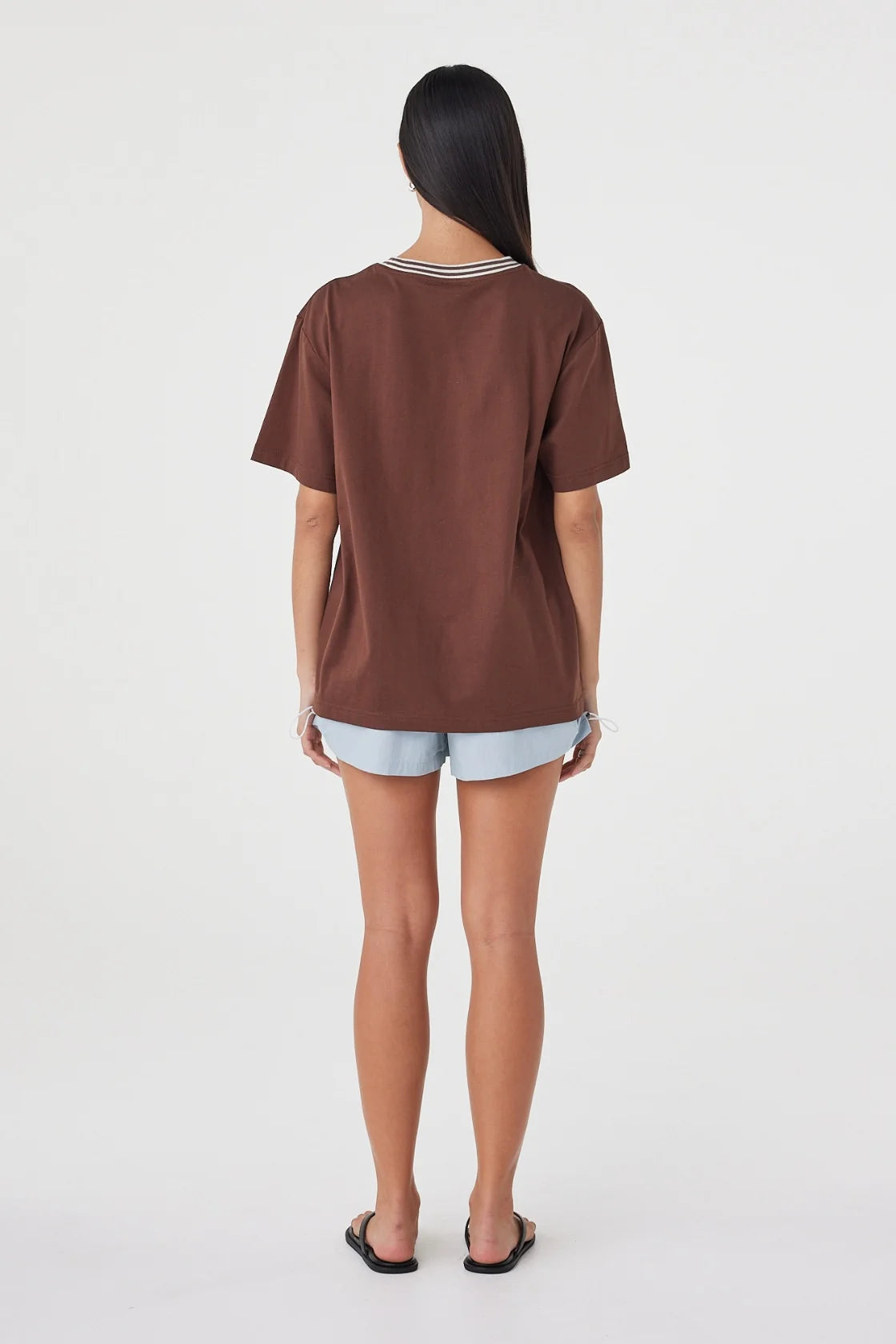 Kylen Tee - Espresso & Cream