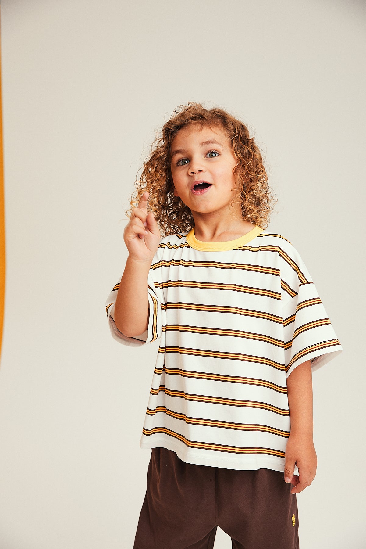 Striped Tee - Yellow