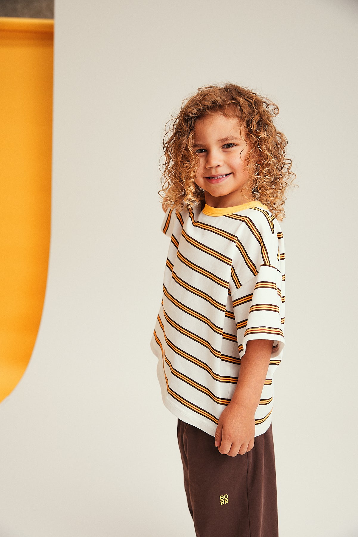 Striped Tee - Yellow