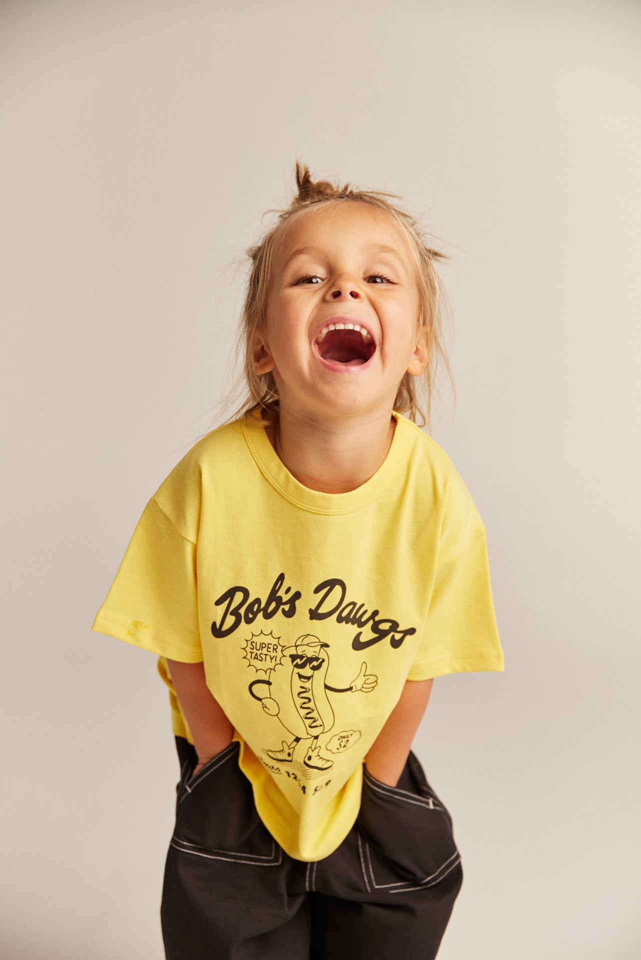 Bob's Dawgs Tee - yellow