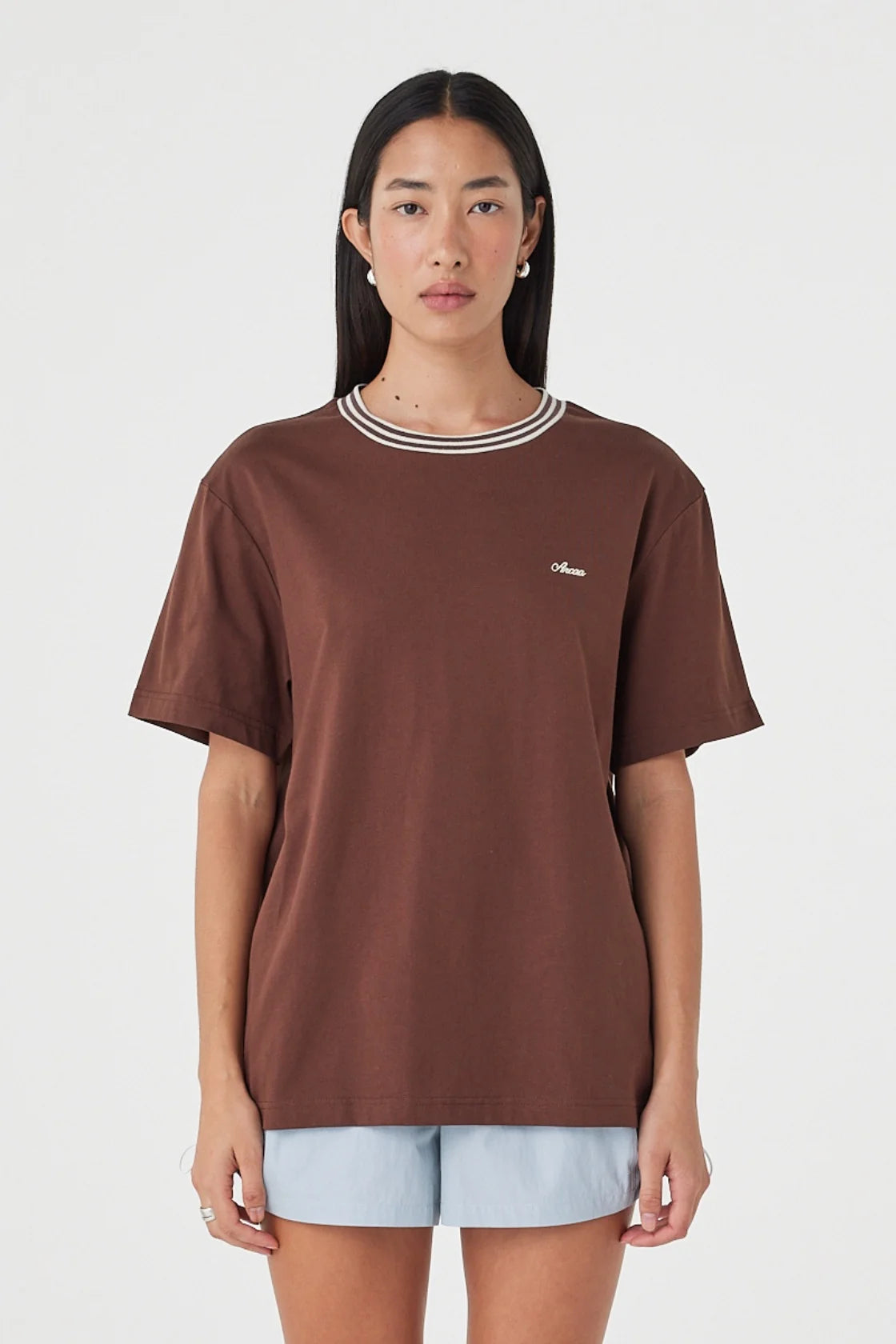 Kylen Tee - Espresso & Cream