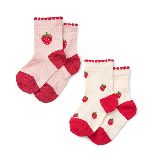 Vibe Socks - Glitter Berry (2 Pack)