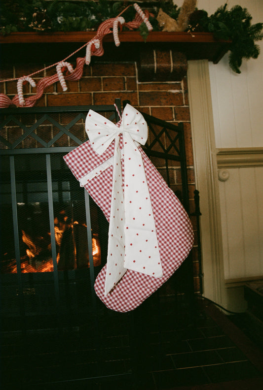 Gingham Stocking *Pre-Order