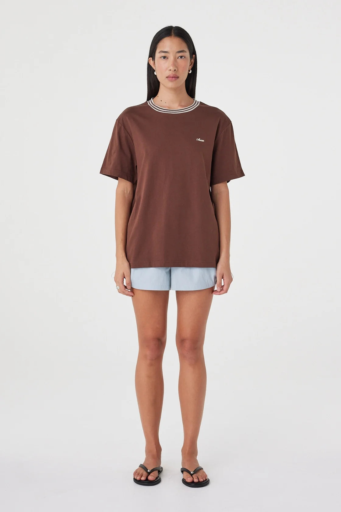 Kylen Tee - Espresso & Cream