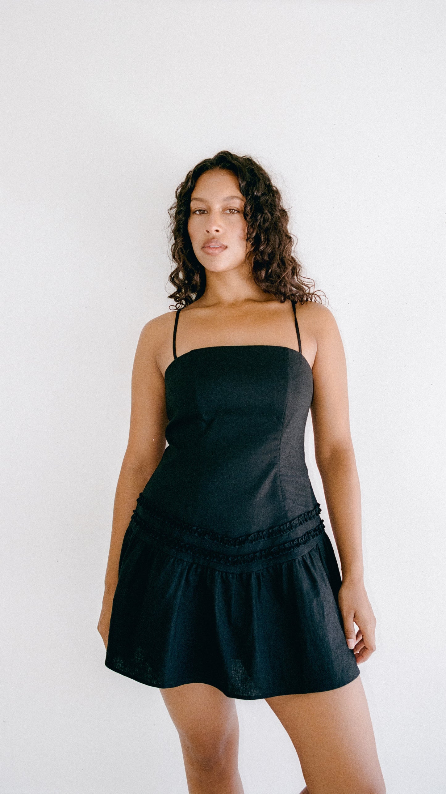 Maya Mini Dress - Black