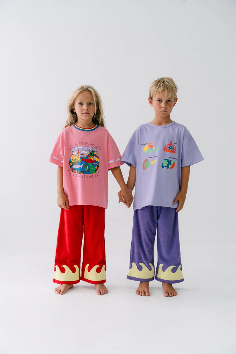 Fish World Tee - Pink