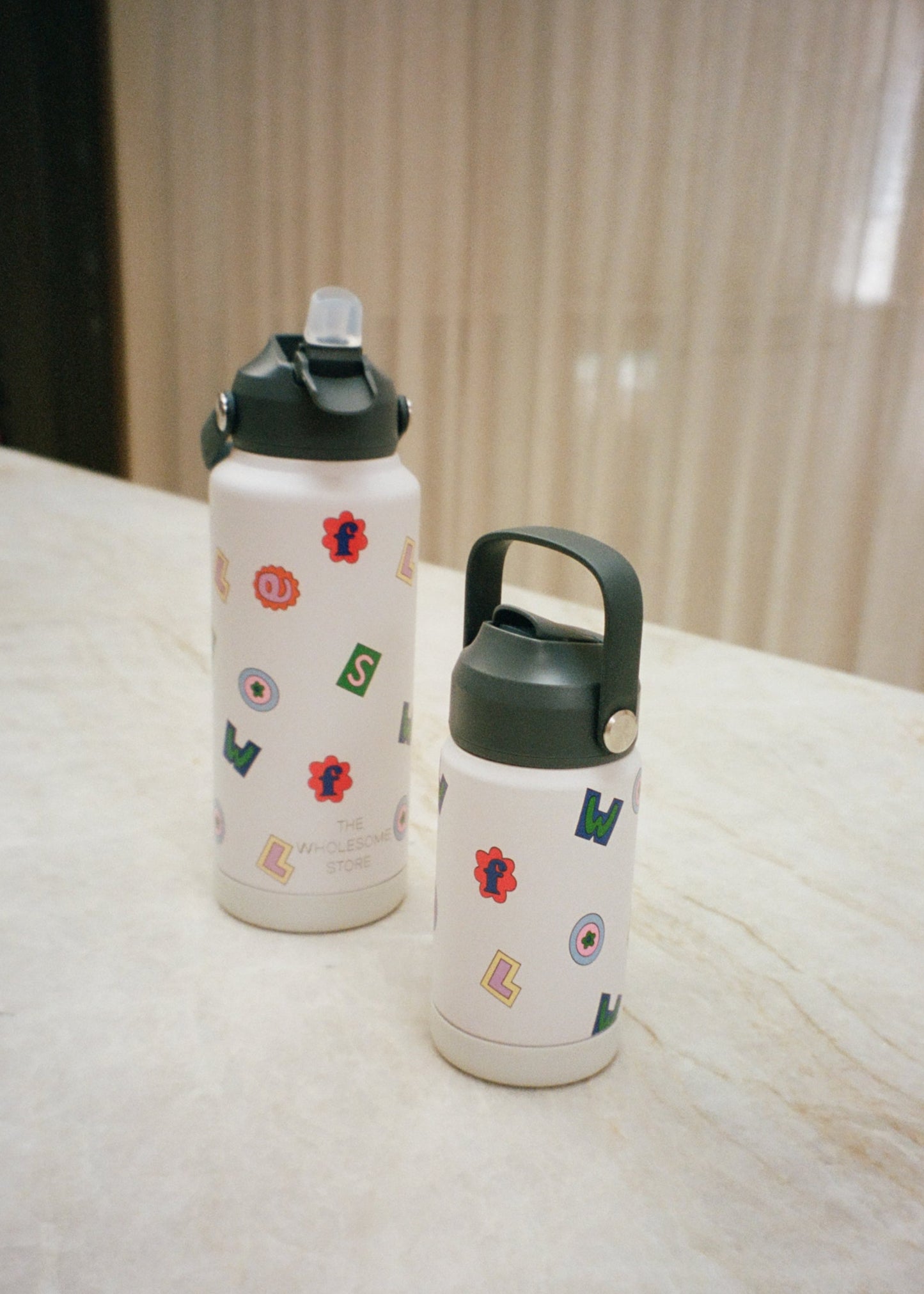 Insulated Drink Bottle - Alphabet 12oz