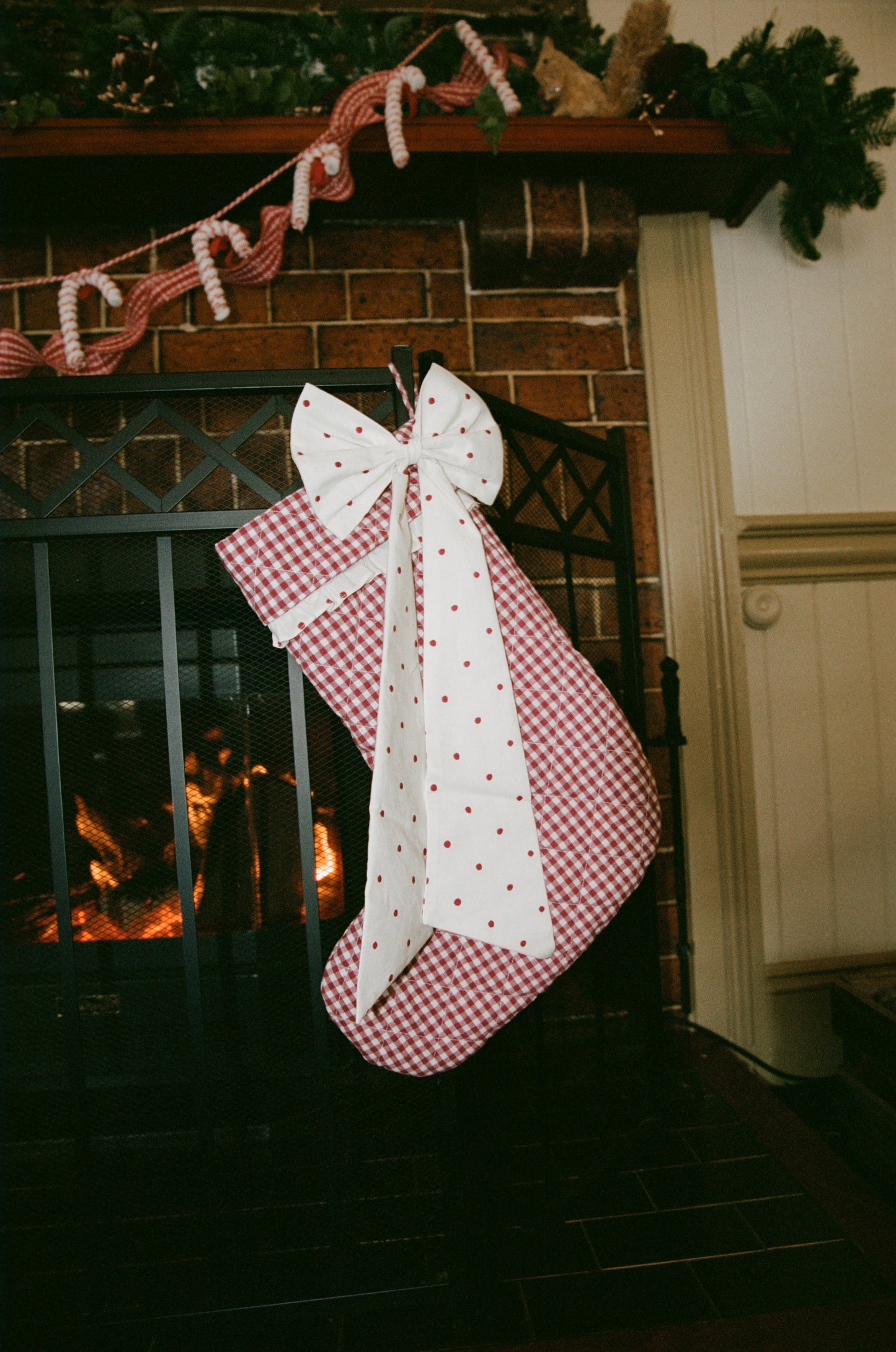 Gingham Stocking *Pre-Order