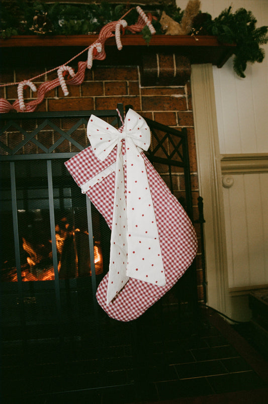 Gingham Stocking *Pre-Order