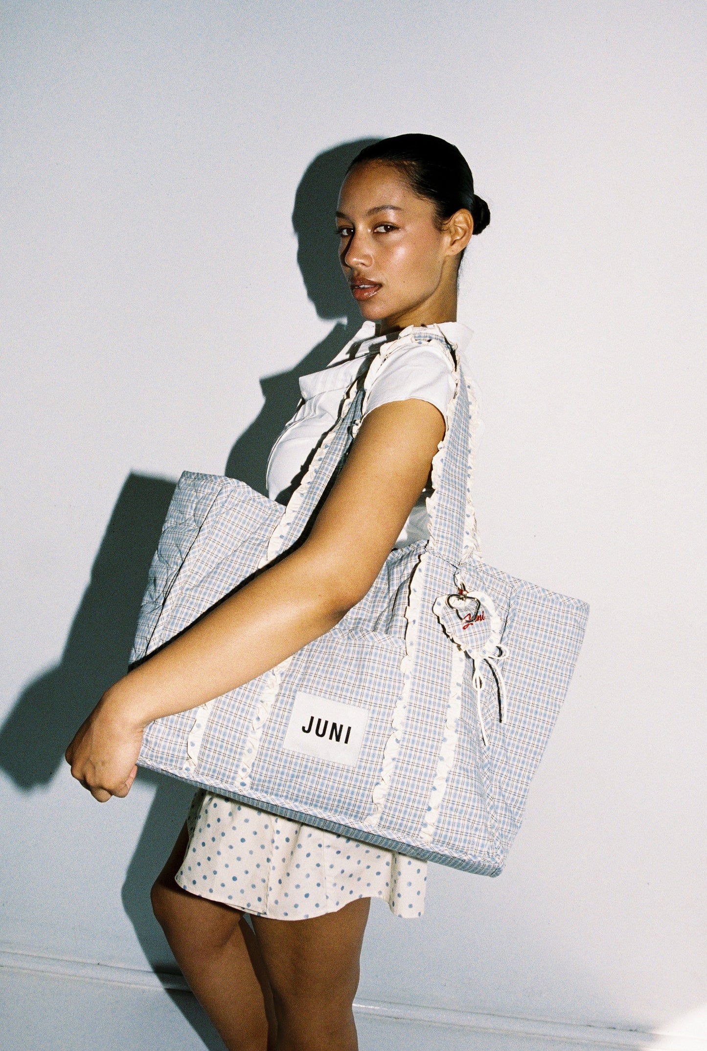 The Everything Bag - Blue Check