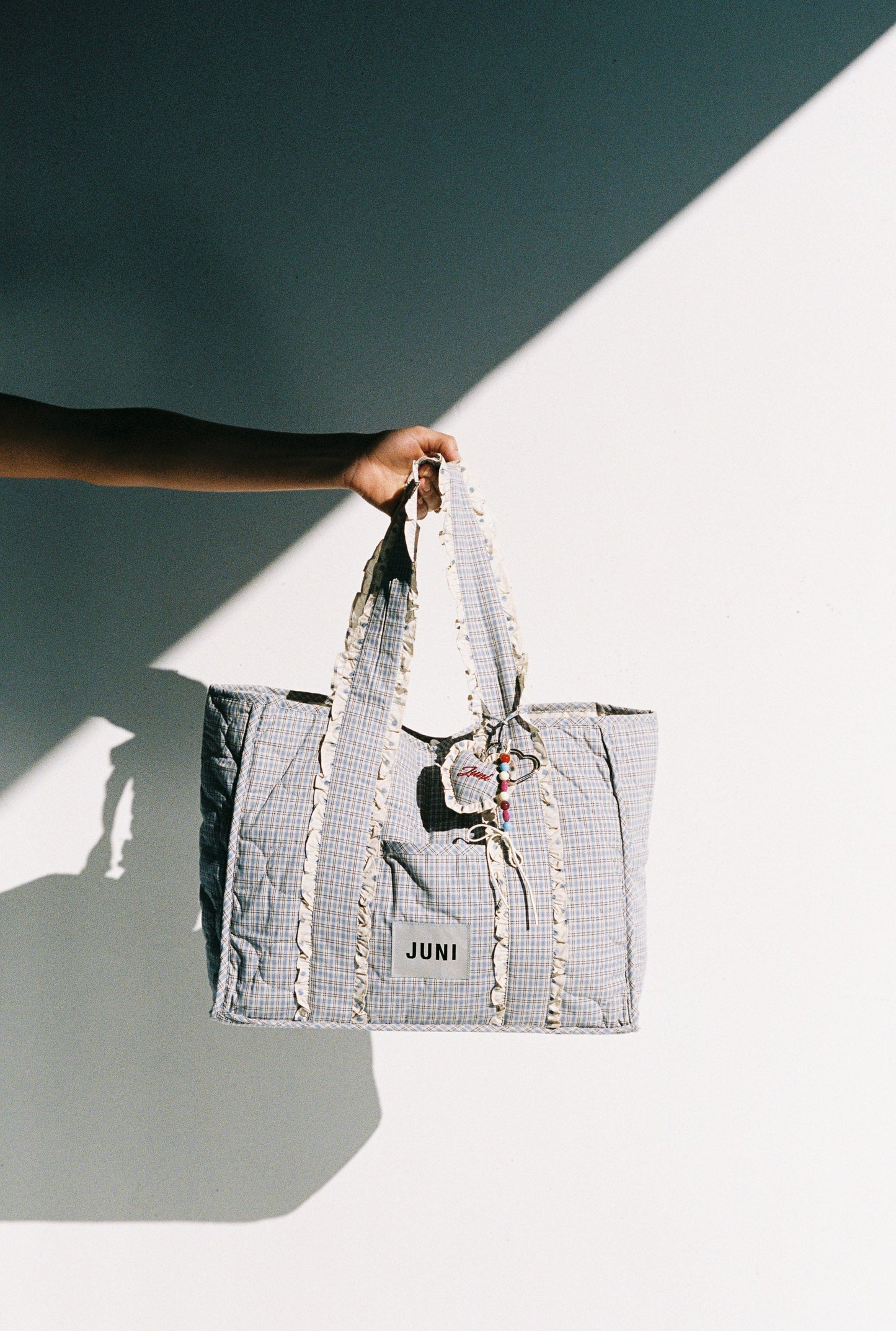 The Everything Bag - Blue Check