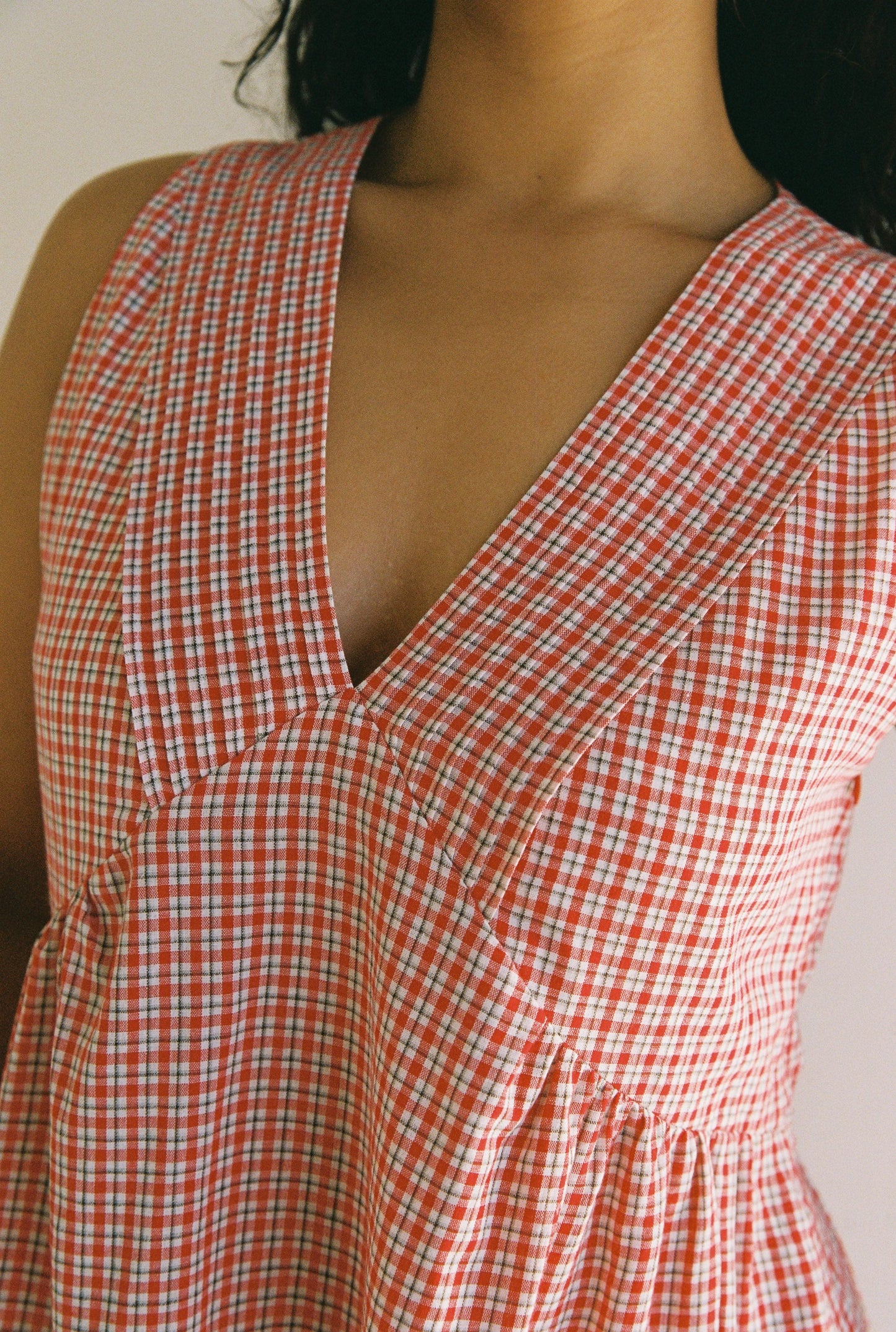 Hunter Mini Dress - Red Check
