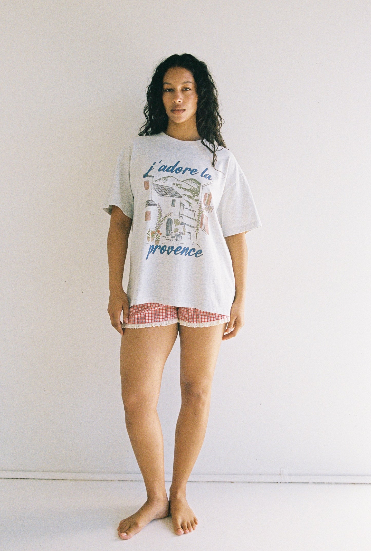Josie Boxer Short - Red Check