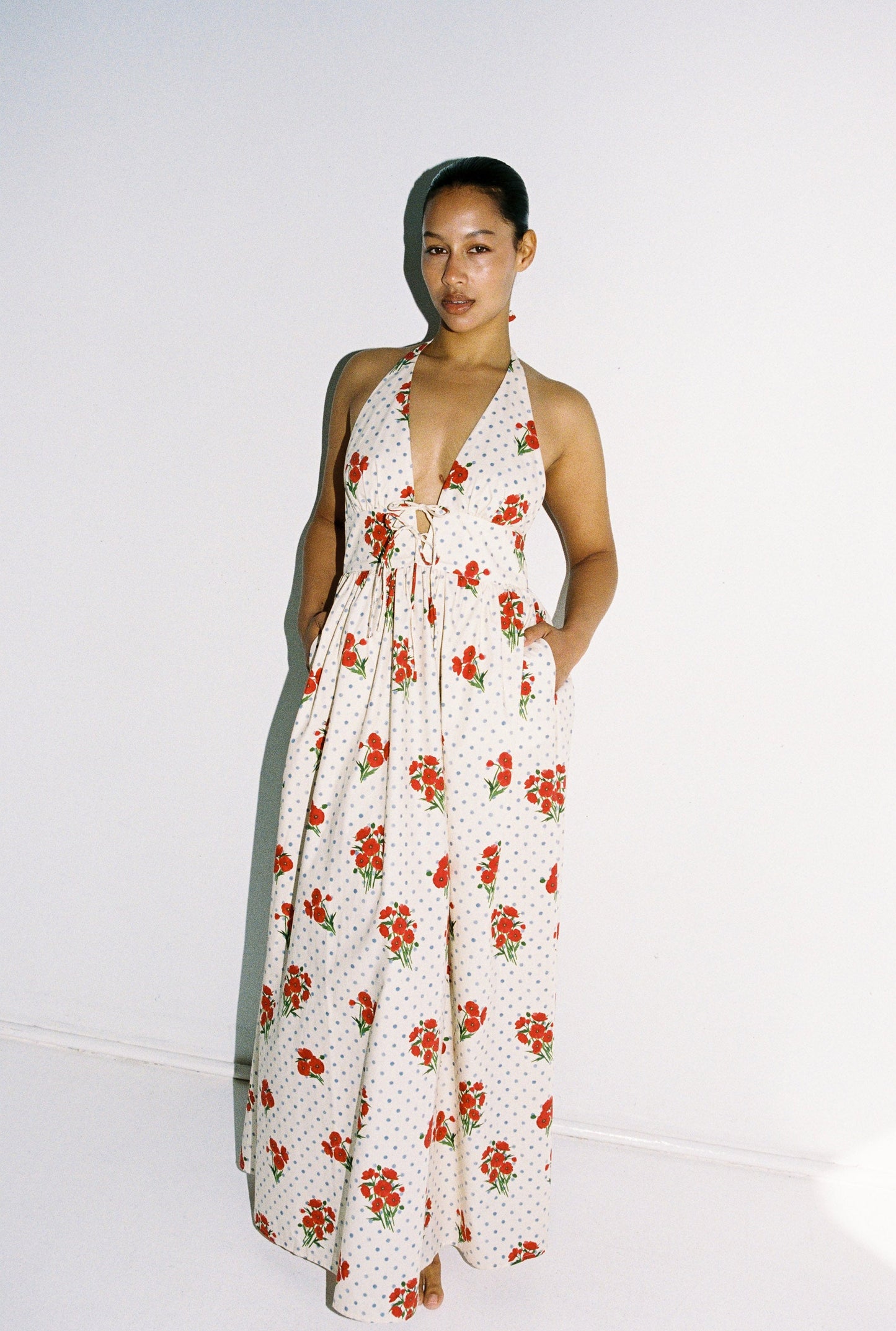 Lily Maxi Dress - Poppies