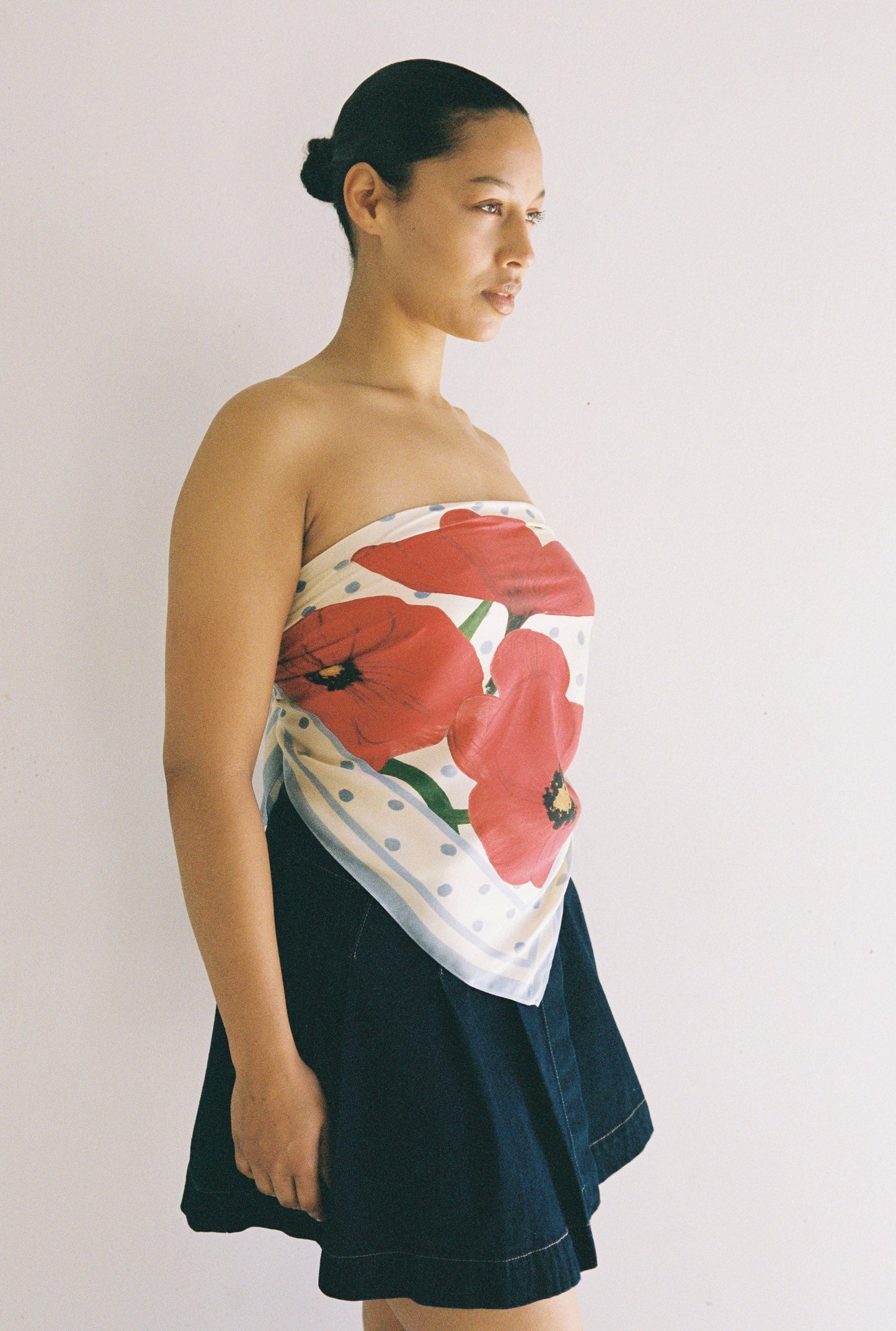 Poppy Silk Scarf