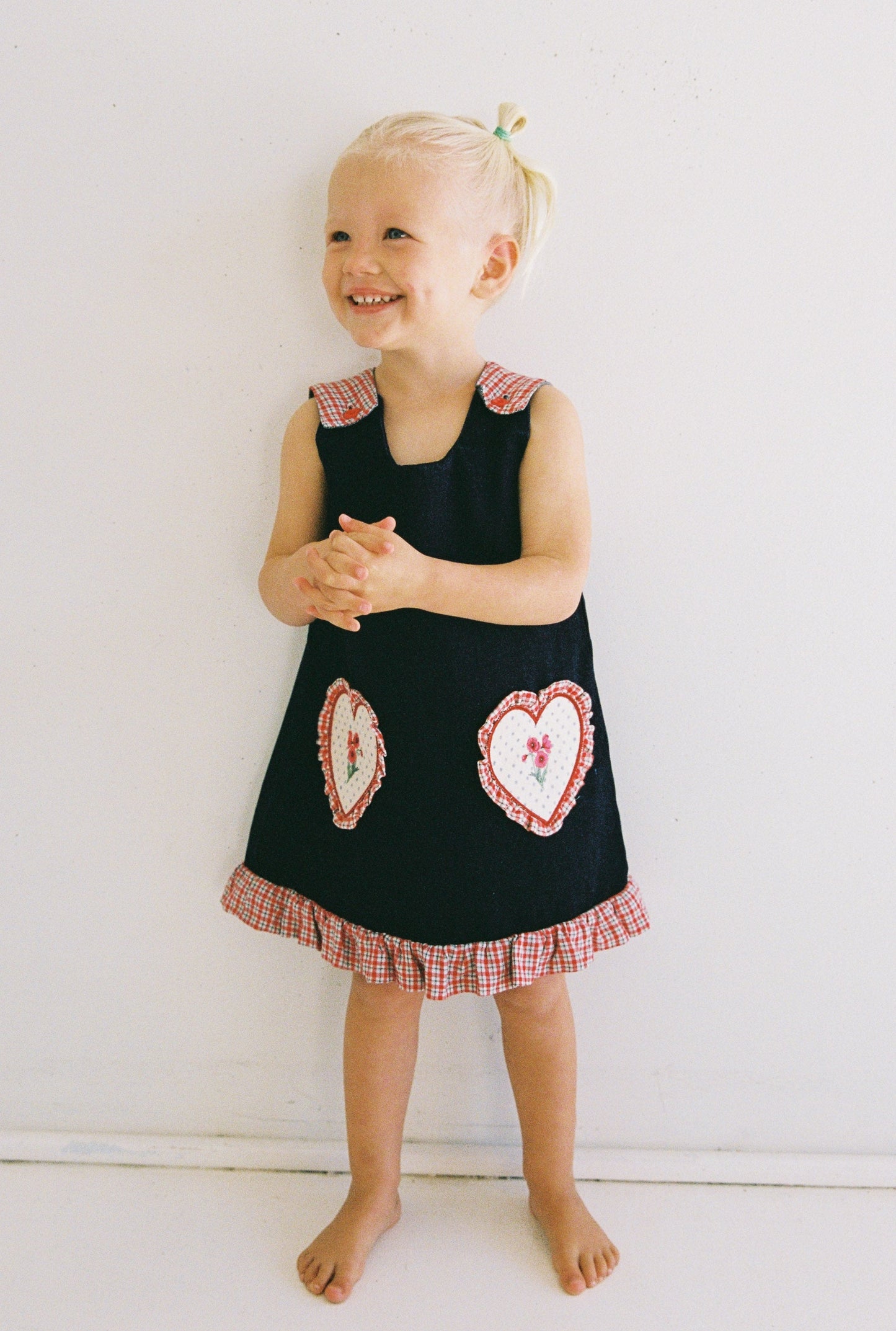 Polly Dress - Indigo