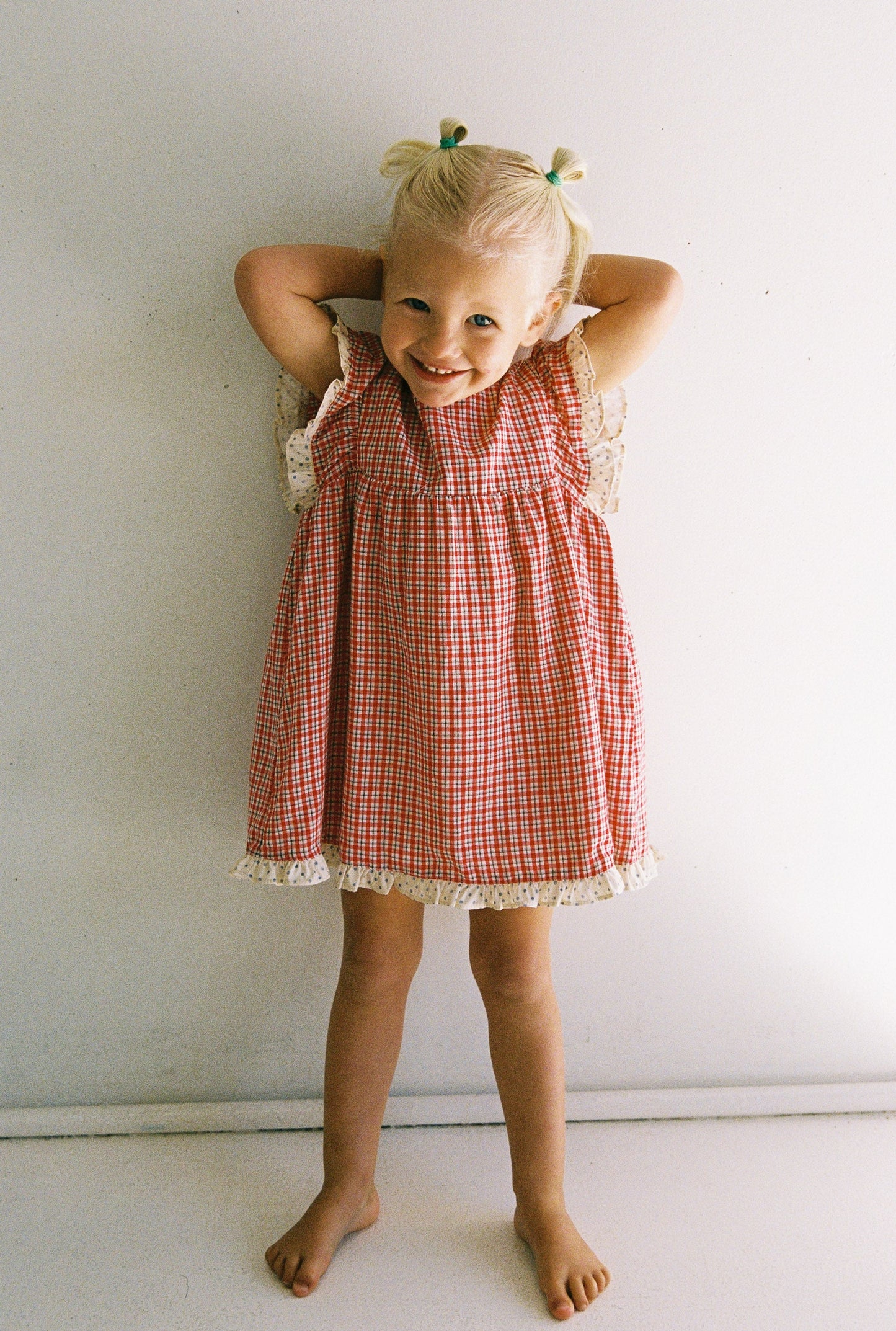 Daisy Dress - Red Check