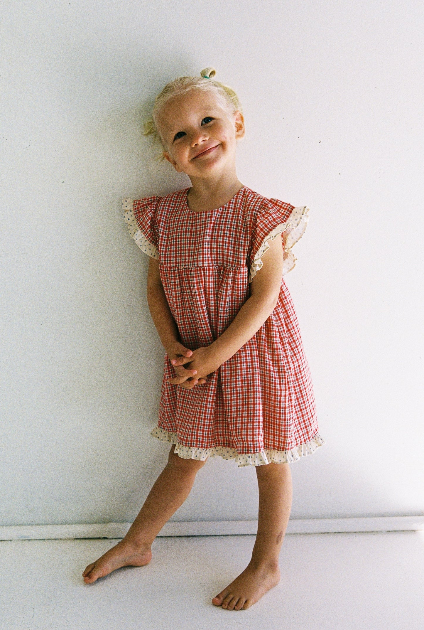 Daisy Dress - Red Check
