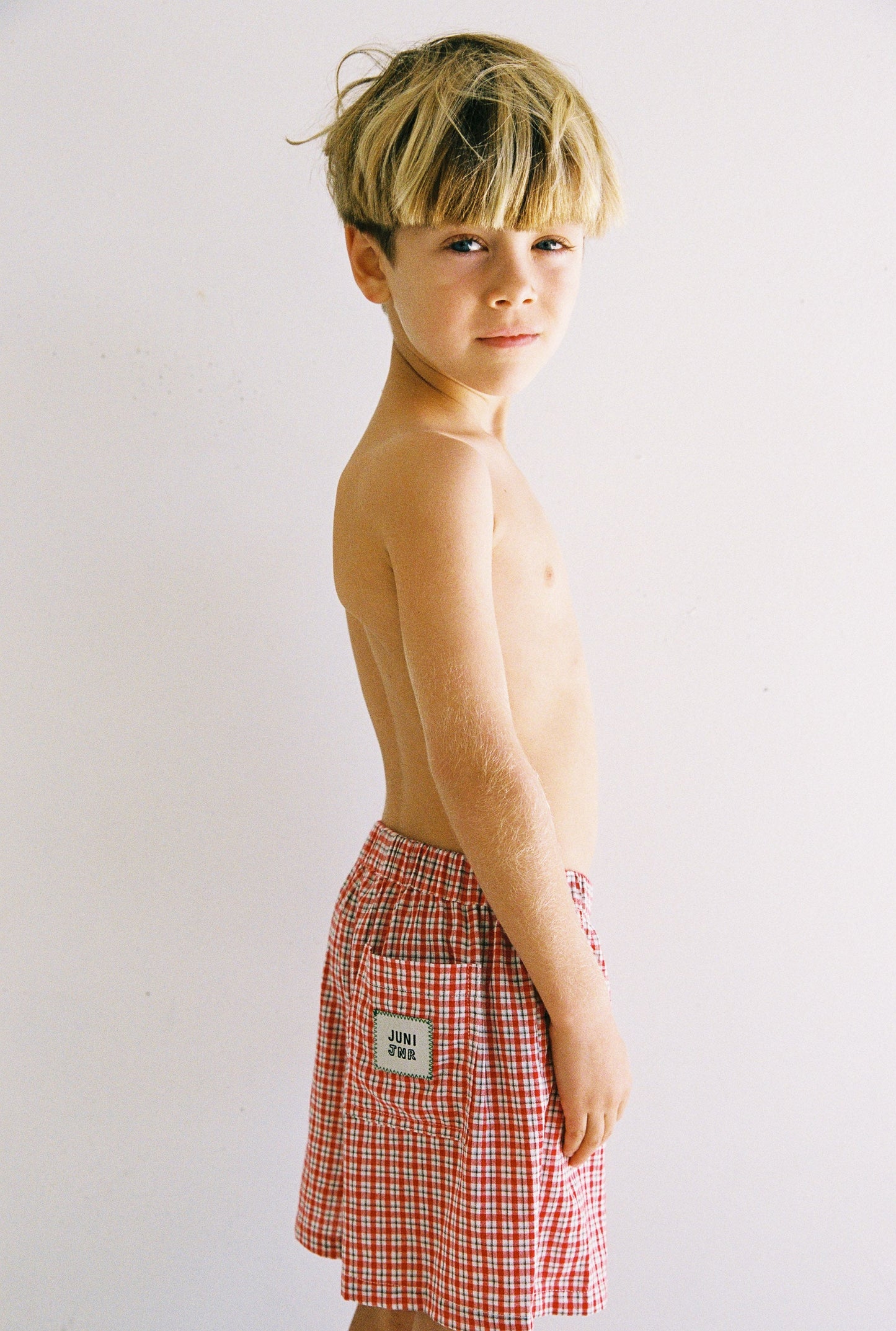 Banjo Short - Red Check