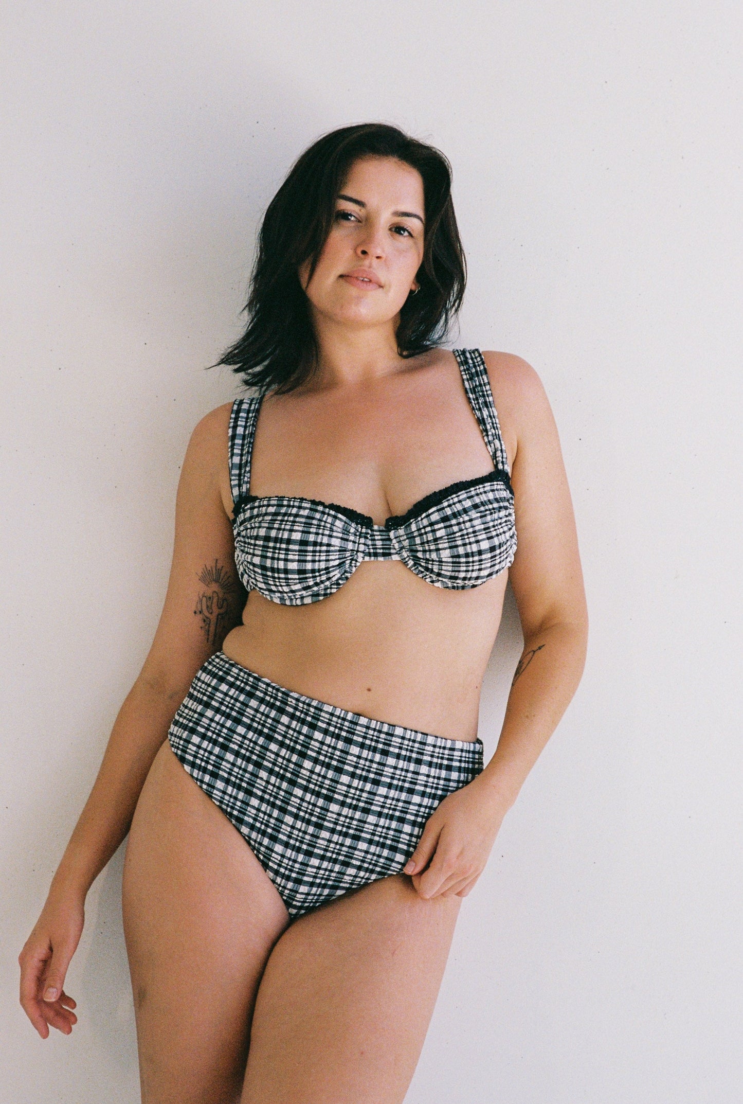 High Waist Brief - Gingham