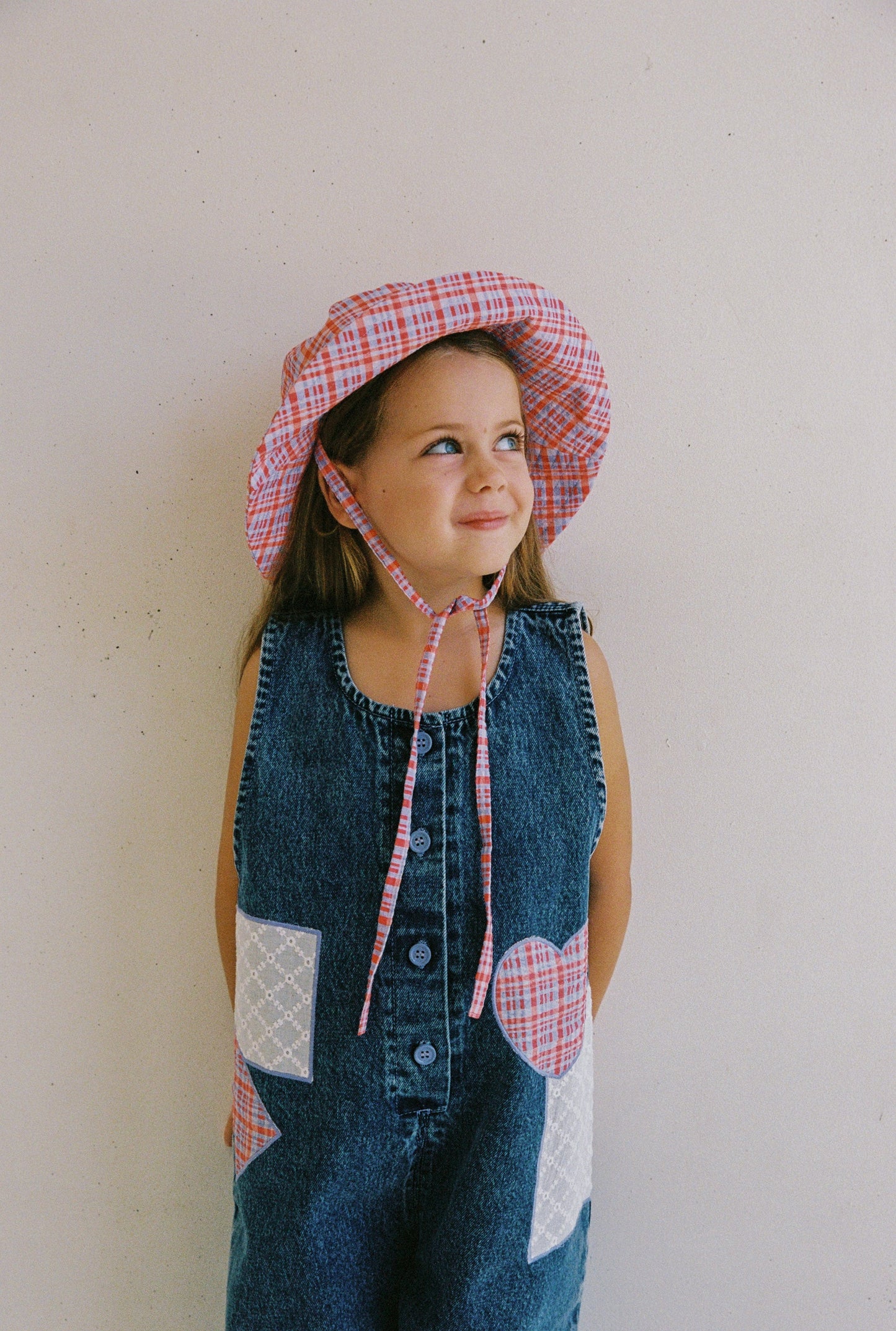 JNR Picnic Check Sunhat