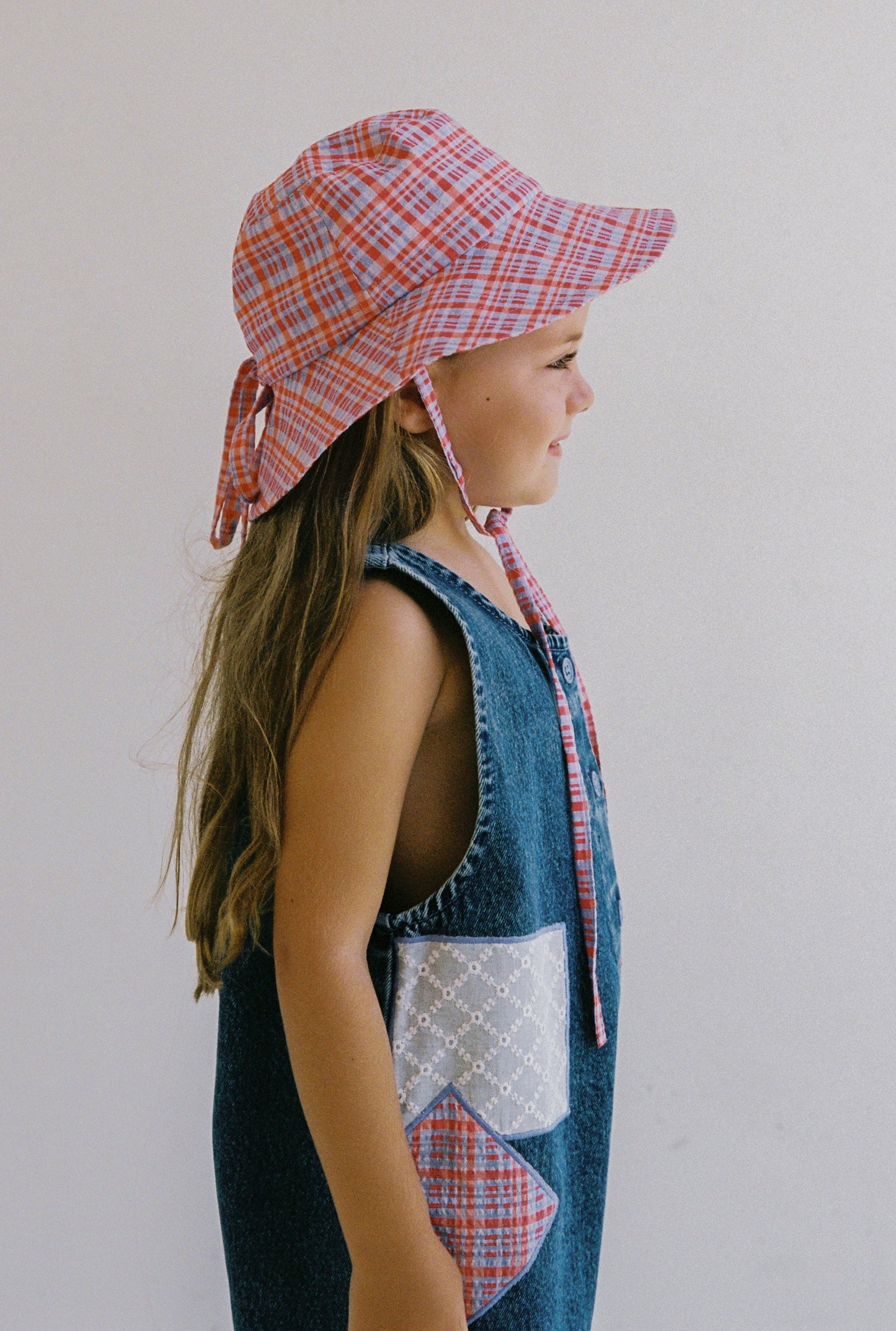 JNR Picnic Check Sunhat