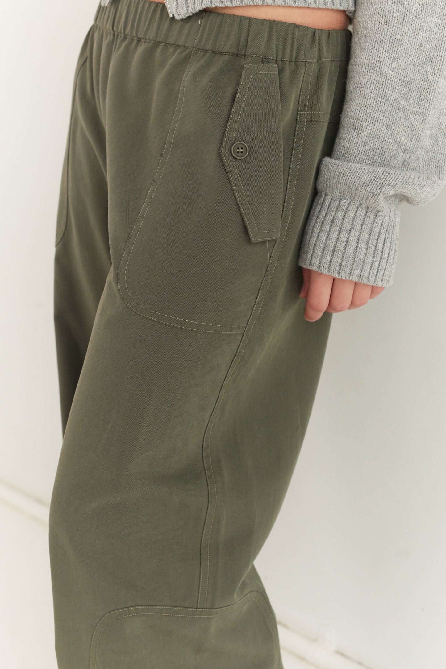 Adelle Pant - Olive