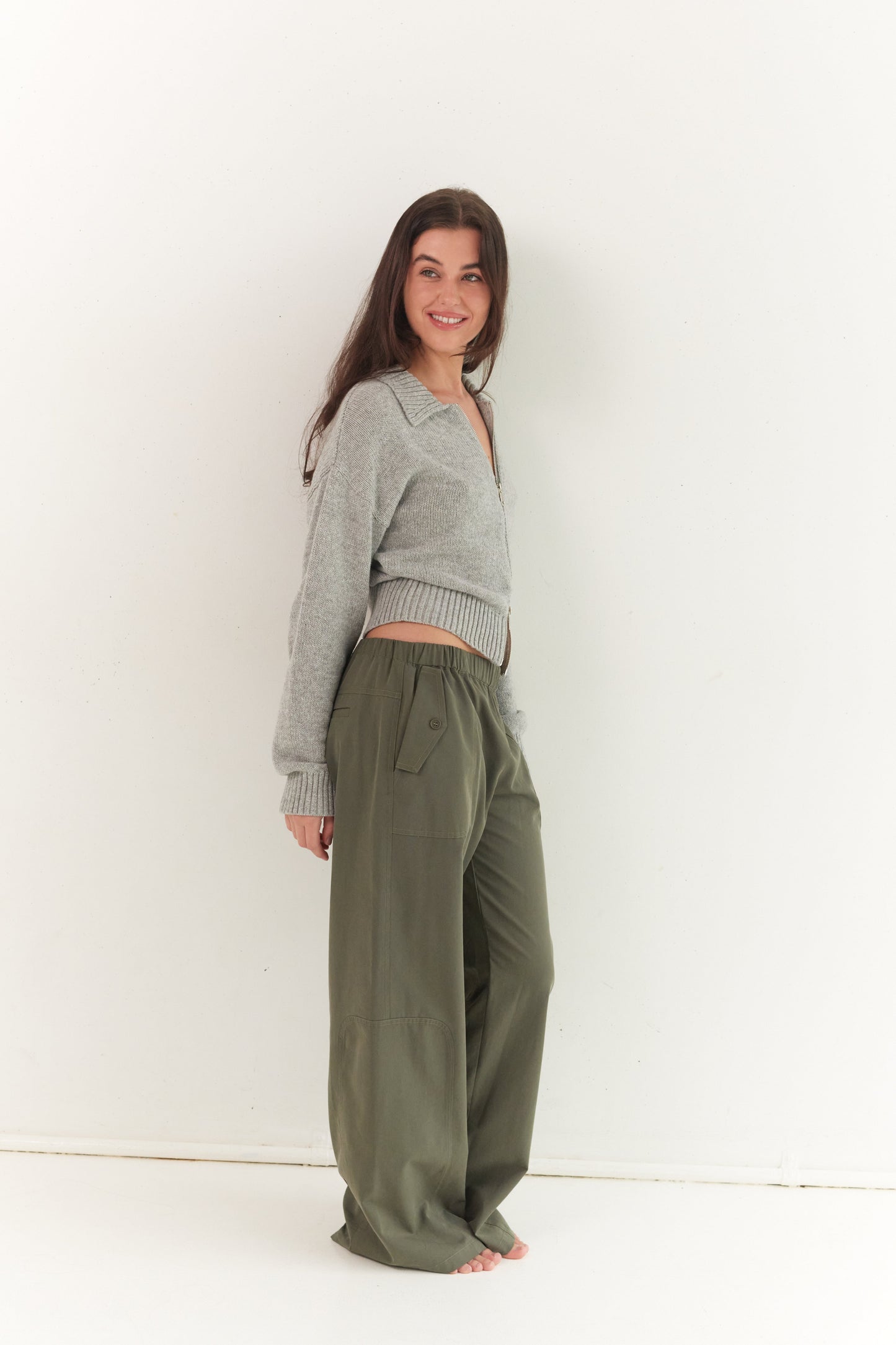 Adelle Pant - Olive