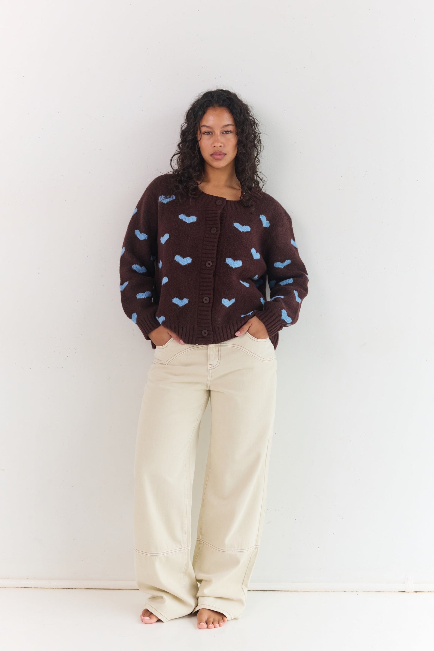 Sweetheart Cardigan - Hearts