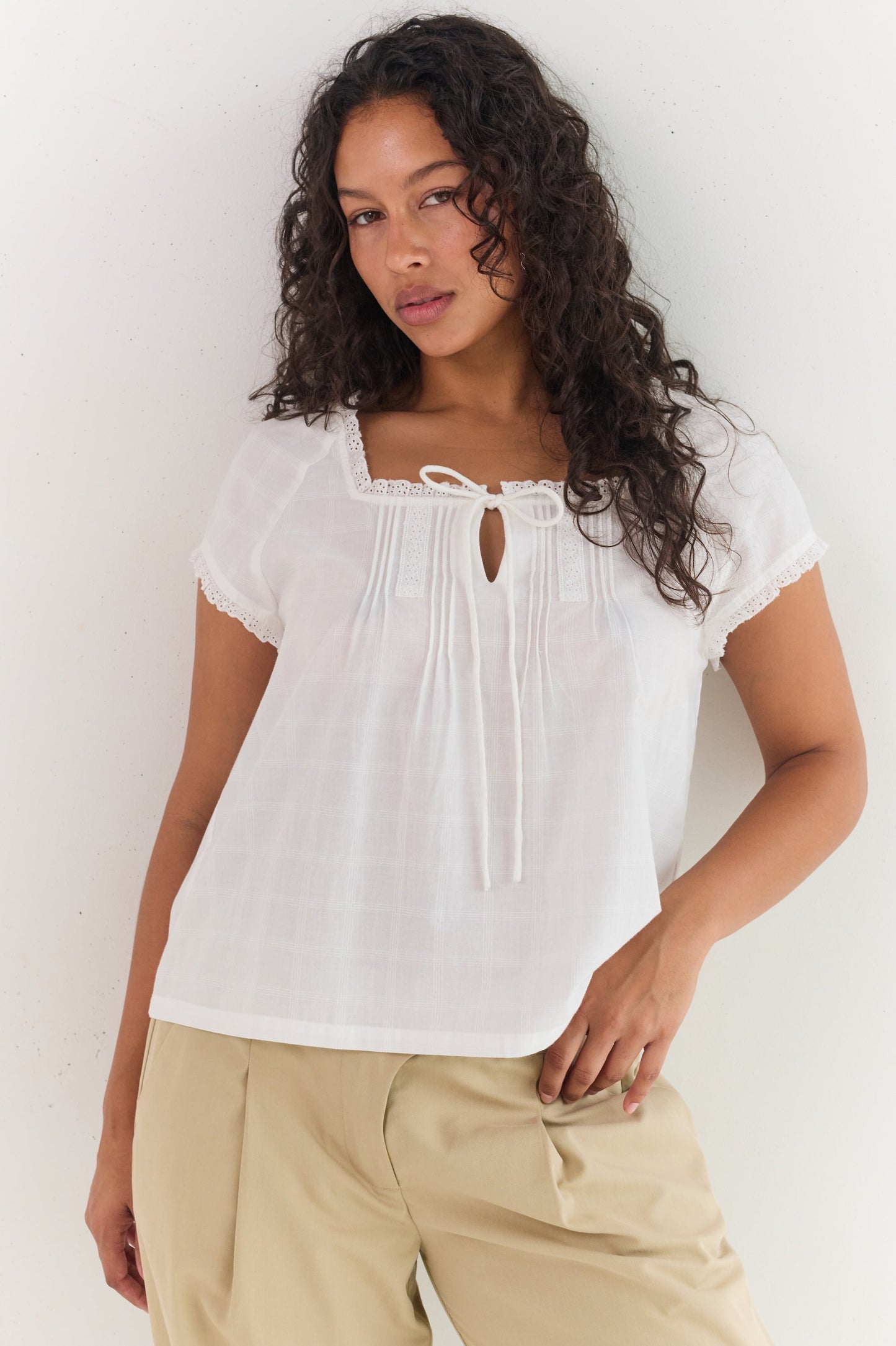 Amelia Blouse - Blanc