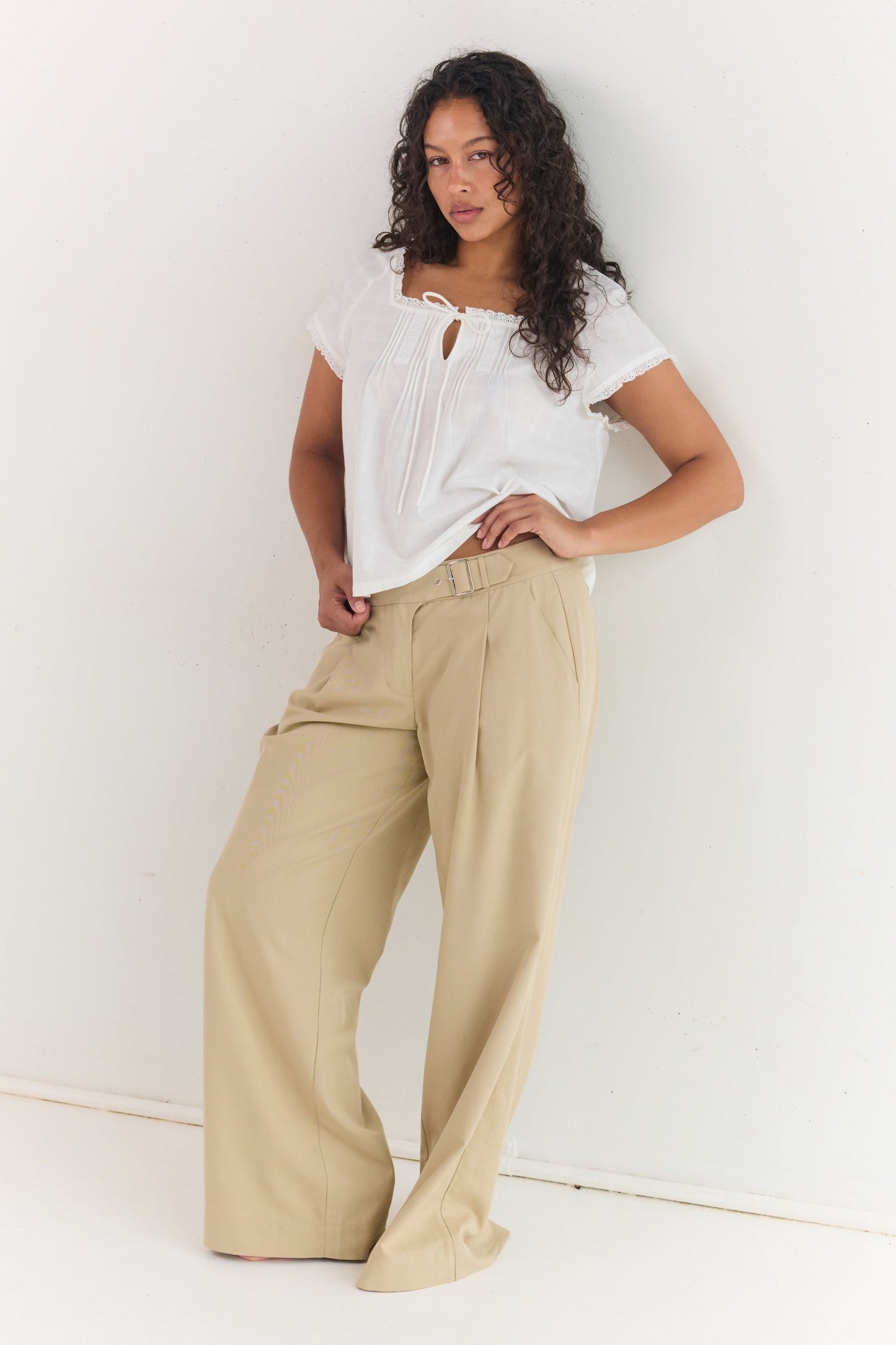 Brooke Pant - Pebble