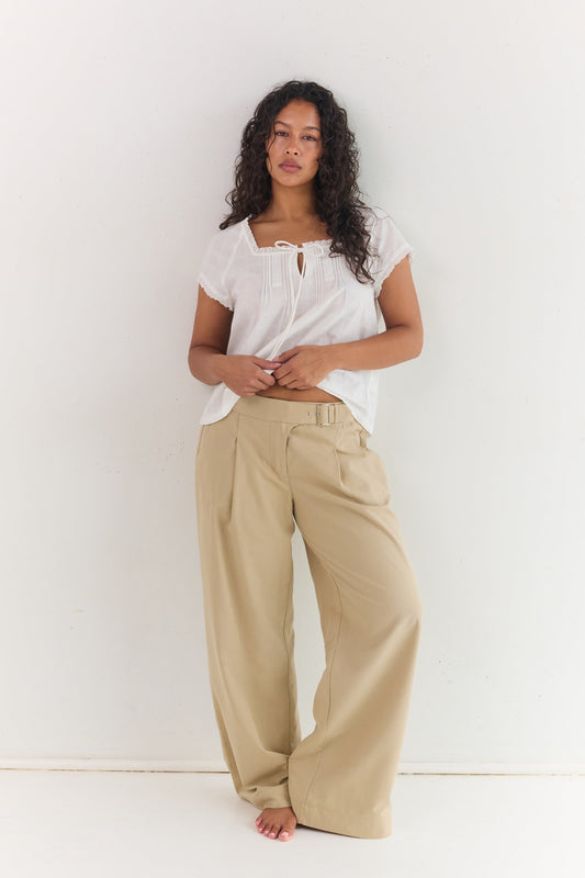 Brooke Pant - Pebble